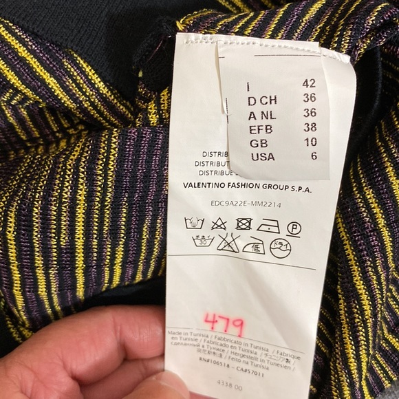 M Missoni Strappy Knit Dress sz US 6 / EU 42 - Picture 7 of 7